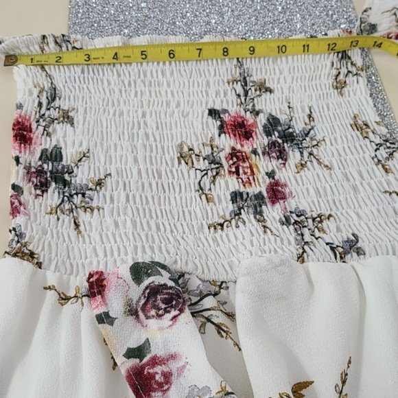 NEW XL Floral Off the Shoulder Maxi Dress - Picture 11 of 15